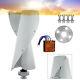 White Helix Maglev Axis Vertical Wind Turbine Wind Generator Windmill+controller