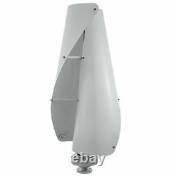 White Vertical Wind Turbine Generator WithCharger Controller Maglev Generator 400W