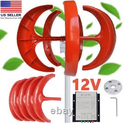 Wind Power Generator 4500W 5 Blades Wind Turbine 12V for Home Camping & Boat Use