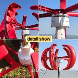 Wind Power Generator 4500W 5 Blades Wind Turbine 12V for Home Camping & Boat Use