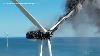 Wind Turbine Catches Fire Off The Coast Of England