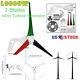 Wind Turbine Generator 10000w Dc 24v 3-blades Flange Horizontal Axis Wind Power