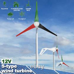 Wind Turbine Generator 12000W DC 24V 3-Blades Flange Horizontal Axis Wind Power
