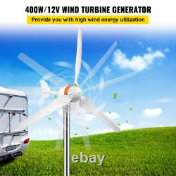 Wind Turbine Generator, 12V/AC Wind Turbine Kit, 400W Wind Power Generator NEW