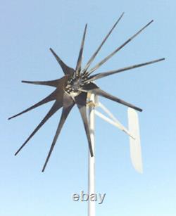 Wind Turbine Generator 1450 Watt 11 Blade 24 VOLT DC MAX-Core PMA 5.26 kWh PD