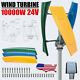 Wind Turbine Generator, 24v 10000w Portable Maglev Vertical Wind Power Kit