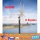 Wind Turbine Generator Kit 600w 12v With 8 Blades Wind Power Generator For Marine