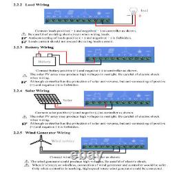 Wind Turbine Generator Wind&Solar MPPT Charge Controller Regulator 12V 24V 48V