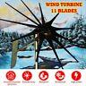 Wind Turbines Generator Horizontal Windmill Energy Carbon Fiber Blades 11 Blades