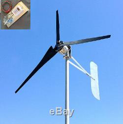 Windmill Wind Turbine 1685 Watt 76 D / 3 Blade 24 DC 6.3 kWh PMA and G4-24 reg