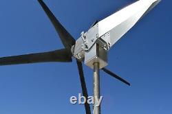 ZINC Typhoon Up Tilting Unibody Yaw Wind Turbine Generator 5KT 12 Volt DC Power