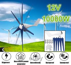 10000w 12v 5blades Générateur De Turbines Éoliennes Générateur De Vent Horizontal