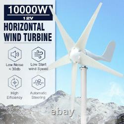10000w 5 Lame Wind Turbine Kit DC 12v Wind Power Avec Contrôleur De Charge