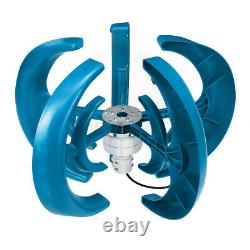 24v Windkraftanlage Windrad Windturbine Windgenerator 4000w Blau De Garten Außen