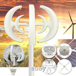 4000w 12v 4 Lames Générateur De Turbine Éolienne Axis Vertical Clean Energy Jardin