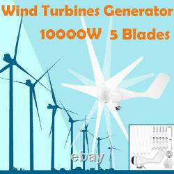 5 Lames 10000w Max Power 12v Wind Turbine Kit Générateur Avec Contrôleur De Charge