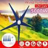 5 Lames 5000w 12v / 24v Horizontal Éolienne Générateur Électrique + Contrôleur De Charge