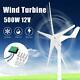 500w 5 Lames 12v Horizontal Éolienne Générateur Kit Avec Contrôleur De Charge