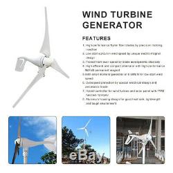 500w Wind Turbine Générateur 12v Kit 400w Générateur 100w Panneau Solaire Puissance Accueil