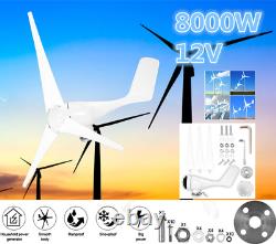 8000w 24v DC Max Power 3 Lame Wind Turbine Kit Générateur Avec Contrôleur De Charge
