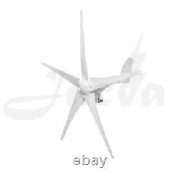 9000w 12v / 24v 5 Lames Horizontales Aérogénérateur Éolienne Générateur Kit