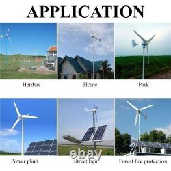 9000w 12v 6 Lames Éolienne Turbine Efficace Générateur Maison Énergie Éolienne