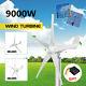 9000w 5 Lames Générateur De Turbine À Vent Avec Contrôleur De Charge Windmill Power Dc 12v