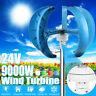 9000w Dc 12/24v 5-blades Lantern Wind Turbine Generator Vertical Axis Wind Power
