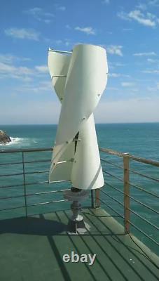 Axis Vertical Helix Maglev Wind Turbine Kits 400w 12/24v DC Controller