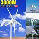 Éolienne 12v Dc De 3000w Générateur D'énergie Verte Gratuit Avec Kit De Contrôle Et 5 Pales