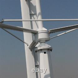 Éolienne Verticale de 6KW Générateur Éolien 120V 220V 380V 250RPM 3 Phase 50HZ Kits de Turbine Éolienne