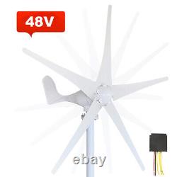 Éolienne de 3000W 48V Windgenerator + Contrôleur de charge MPPT Stock US