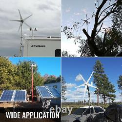 Éolienne de 3000W 48V Windgenerator + Contrôleur de charge MPPT Stock US