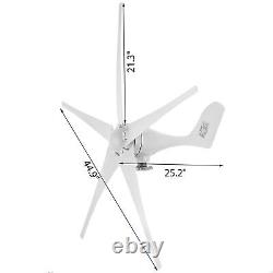 Éolienne de 3000W 48V à 5 pales avec contrôleur de charge de générateur Super Power Windmill