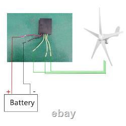 Éolienne de 3000W 48V à 5 pales avec contrôleur de charge de générateur Super Power Windmill