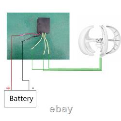 Éolienne de 800W avec 5 pales et contrôleur MPPT pour moteur éolien de 24V