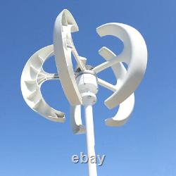 Éolienne de lanterne de 800W 12V/24V Générateur d'éolienne Verticale Kit de Générateur