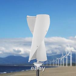 Éolienne domestique à axe vertical de 4500W avec contrôleur de générateur de turbine éolienne, kit de moulin à vent 24V