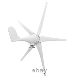 Éolienne génératrice de turbine à vent de 3000W 24V à 5 pales avec kit de contrôleur de charge pour kit d'alimentation domestique