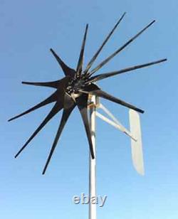 Générateur D’éoliennes Vent Faible 850 Watt 10 Prop 24 Volts DC 2/wire Noncog-pma D