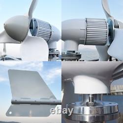 Générateur De Turbine Éolienne 2000w 48v 3 Lame Wind Power Kit Avec Contrôleur Mppt