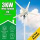 Générateur D'énergie éolienne De 3000w 12v Dc Pour La Maison Avec Contrôleur De Charge Et 5 Pales