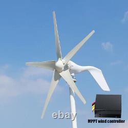 Générateur éolien 48V avec turbine à 5 pales et contrôleur de charge MPPT, éolienne pour la maison