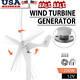 Kit De Générateur D'éolienne 12v Générateur D'énergie éolienne 1200w Avec 5 Pales Blanc États-unis