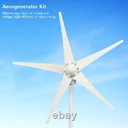 Kit de générateur d'éolienne 12V Wind Power Generator 1200W 5 Blades Windmill USA