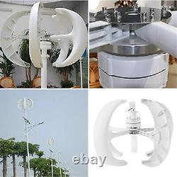 Kit de générateur d'éolienne 24V Générateur d'énergie éolienne 800W 5-Pales + Contrôleur MPPT