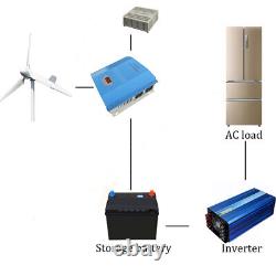 Kit de générateur d'éolienne 5000W avec contrôleur de charge hybride hors réseau