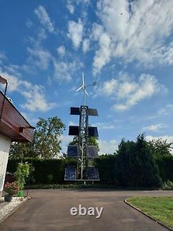 Kit de générateur d'éolienne 5000W avec contrôleur de charge hybride hors réseau