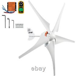 Kit de générateur d'éolienne à turbine 12V, générateur d'énergie éolienne de 400W avec MPPT et 5 pales.