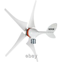 Kit de générateur d'éolienne à turbine 12V, générateur d'énergie éolienne de 400W avec MPPT et 5 pales.
